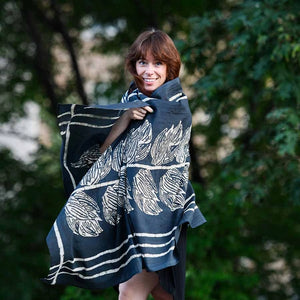 Cotton Silk Scarf - Jungle