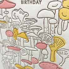 Load image into Gallery viewer, Mushrooom Happy Birthday Card