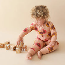Load image into Gallery viewer, 2 Way Zip Printed Long Sleeve Romper
