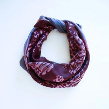 Load image into Gallery viewer, Square Block Print Bandana  - Reflections