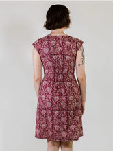 Load image into Gallery viewer, Artsy Traveler Dress - Magenta Vine