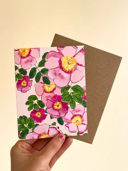 Wild Rose Card