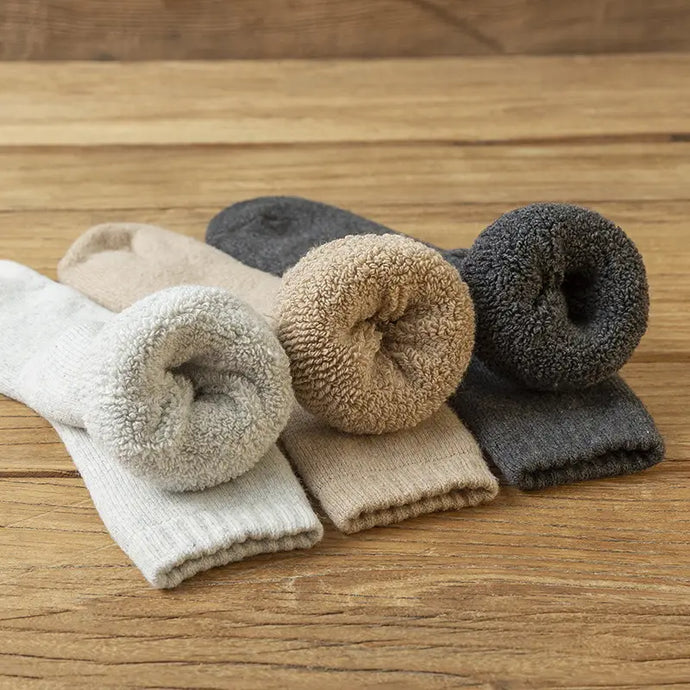 Men's Knitted Cozy Wool Socks