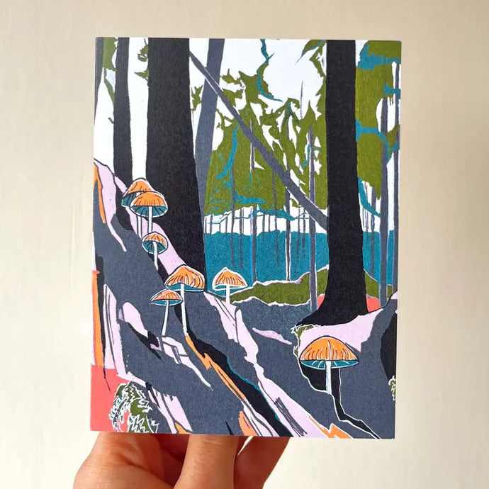 Forest Mushroom Card