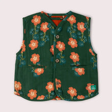 Load image into Gallery viewer, Orange Blooms Spring Gilet
