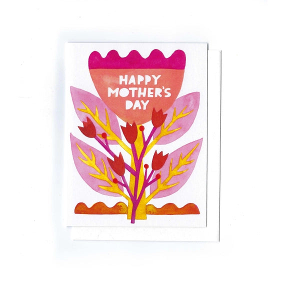 Happy Mother's Day Folk Card
