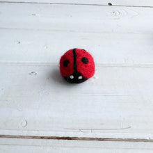Load image into Gallery viewer, Felted Ladybug
