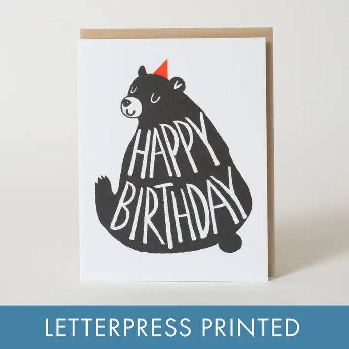 Bear Birthday Card