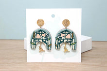 Load image into Gallery viewer, Birdcage Dangle Earrings