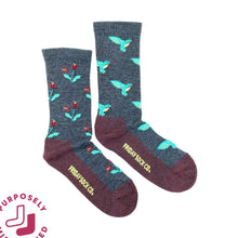 Load image into Gallery viewer, Woman's Hummingbird Merino Wool Socks