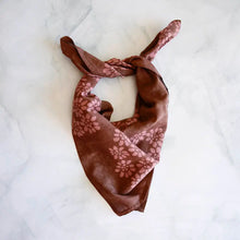 Load image into Gallery viewer, Large Block Print Bandana - Autumn Breeze