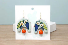 Load image into Gallery viewer, Orange Blossom Dangle Earrings