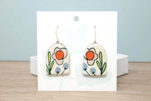 Load image into Gallery viewer, Arch Flora Dangle Earrings