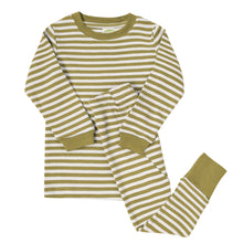 Load image into Gallery viewer, &quot;My Jammies&quot; Organic Kids Long Sleeve Striped Pajamas
