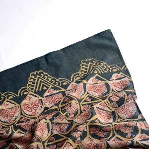 Cotton Silk Scarf - Emerald