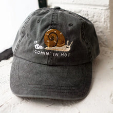 Load image into Gallery viewer, Embroidered Dad Hat - Comin&#39; in Hot