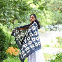 Load image into Gallery viewer, Block Print Cotton Silk Scarf/Wrap - Grenada