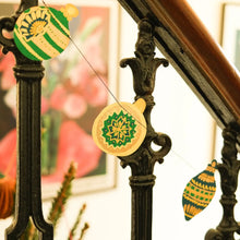 Load image into Gallery viewer, Christmas Ornaments Sewn Garland