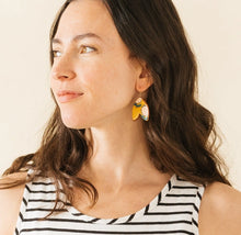 Load image into Gallery viewer, Protea Dangle Earrings