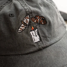 Load image into Gallery viewer, Embroidered Dad Hat - Fatal Attraction Moths