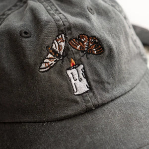 Embroidered Dad Hat - Fatal Attraction Moths