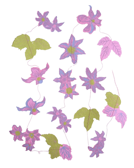 Clematis Vertical Wall Hanging