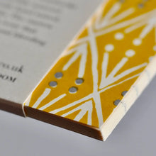 Load image into Gallery viewer, Pocket Notebook - Selvedge Mustard