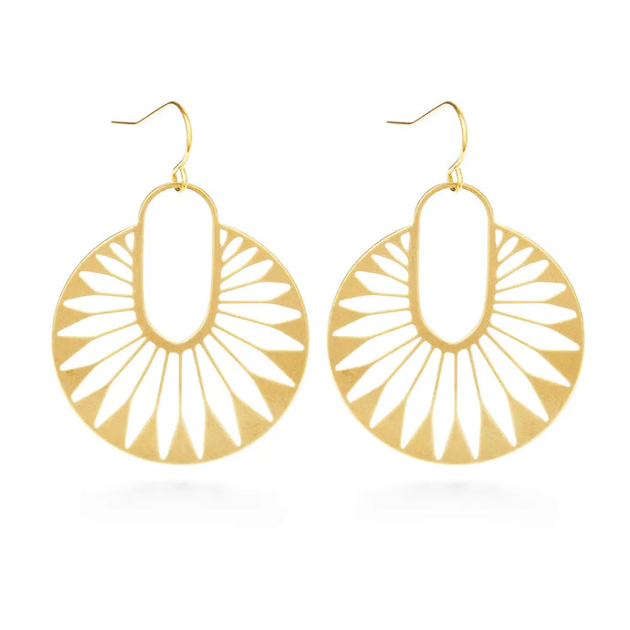 Large Dahlia Earrings