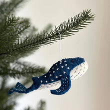 Load image into Gallery viewer, Blue Whale Ornament