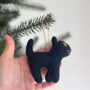 Black Cat Ornament