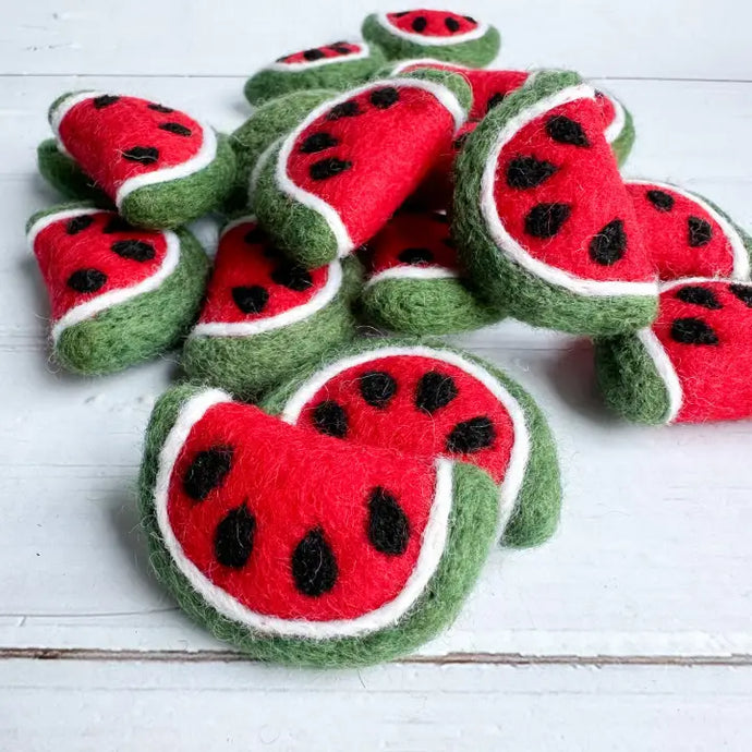 Felted Watermelon
