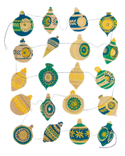 Load image into Gallery viewer, Christmas Ornaments Sewn Garland