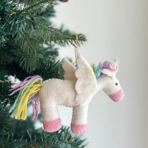Pastel Unicorn Ornament