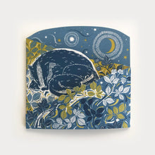 Load image into Gallery viewer, Badger Amongst the Brambles Concertina Card