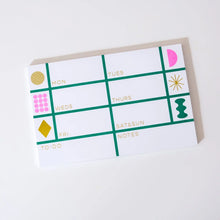 Load image into Gallery viewer, Weekly Notepad