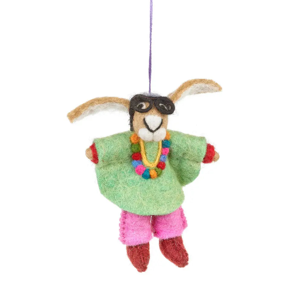 Iris Apfel Hare Decoration
