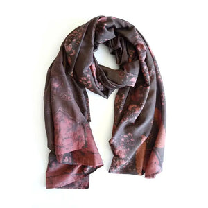Cotton Silk Scarf - Paris