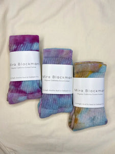 Organic Cotton Ice Dye Socks