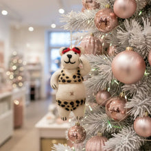 Load image into Gallery viewer, Diva the Polar Bear Christmas Decoration