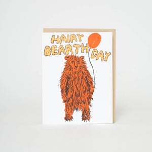 Hairy Bearthday Card