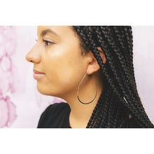 Load image into Gallery viewer, Patina Dipped Teardrop Hoops
