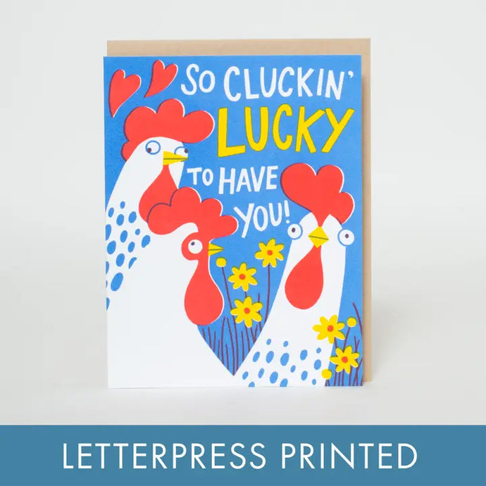 Chicken Love Punny Card