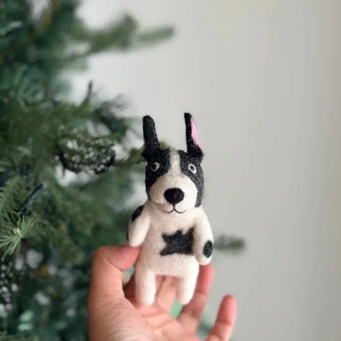 French Bull Dog Finger Puppet