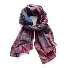 Load image into Gallery viewer, Block Print Scarf/Wrap - Babs