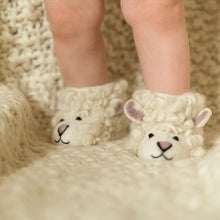 Load image into Gallery viewer, Shirley Sheep Felted Children&#39;s Slippers