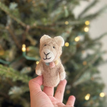 Load image into Gallery viewer, Llama Finger Puppet
