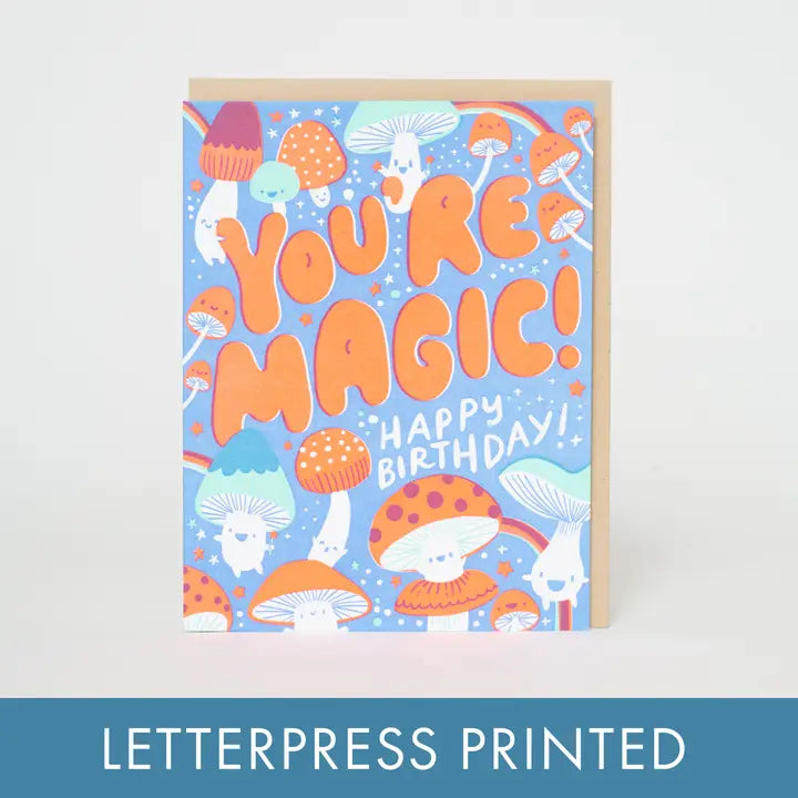 Birthday Magic Mushroom Card