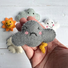 Load image into Gallery viewer, Felted 5 piece Weather Set