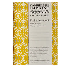 Load image into Gallery viewer, Pocket Notebook - Selvedge Mustard