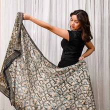Load image into Gallery viewer, Hand Printed Scarf/Wrap - Adoba